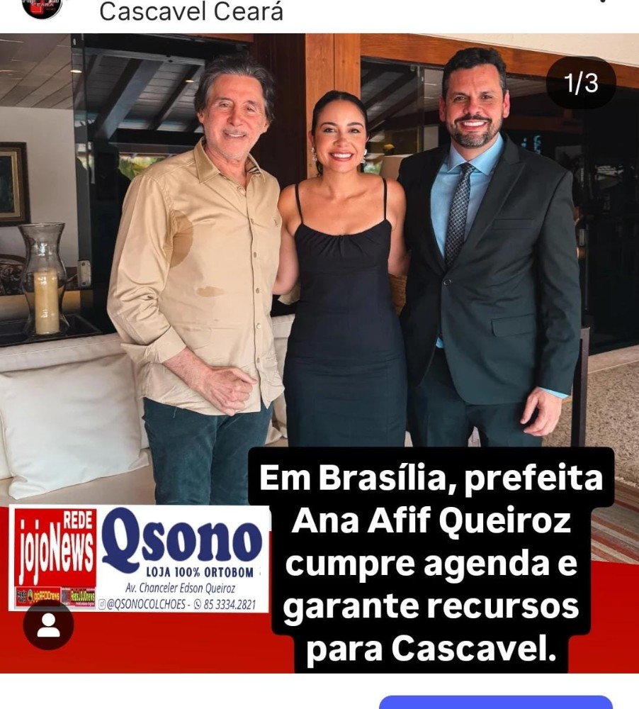 PREFEITA ANA AFIF EM BRASÍLIA GARANTE MAIS RECURSOS PARA CASCAVEL